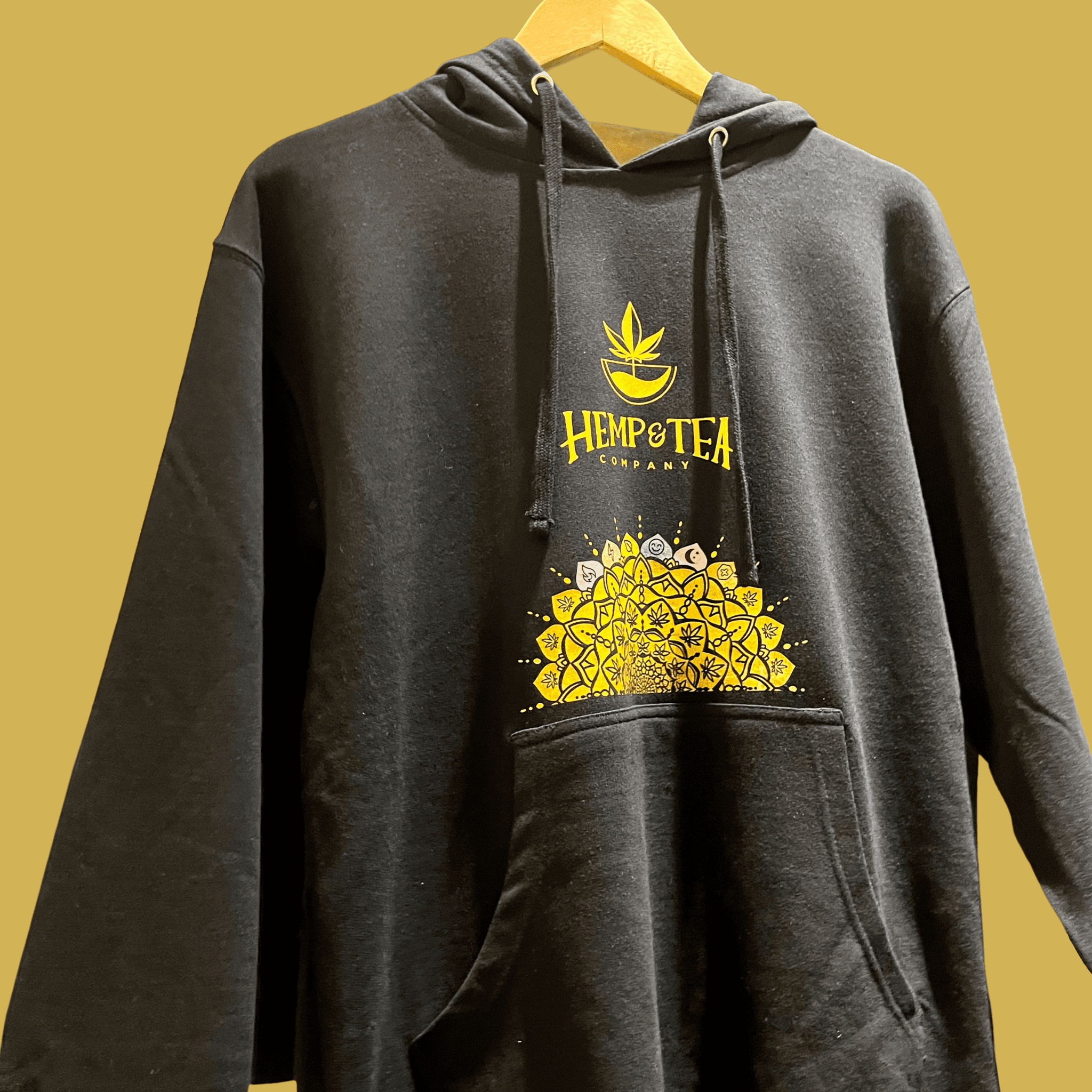 Hemp and Tea Logo Sweatshirt Black