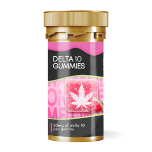 Vegan Delta 10 Sativa Gummies Watermelon 50mg