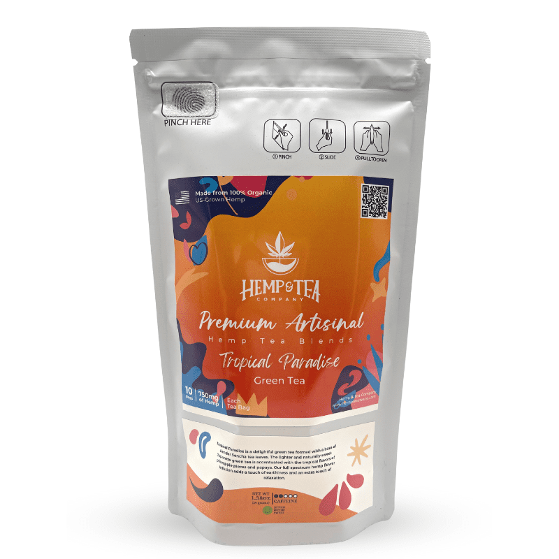 Tropical Paradise Full Spectrum Hemp Tea Bags 750mg