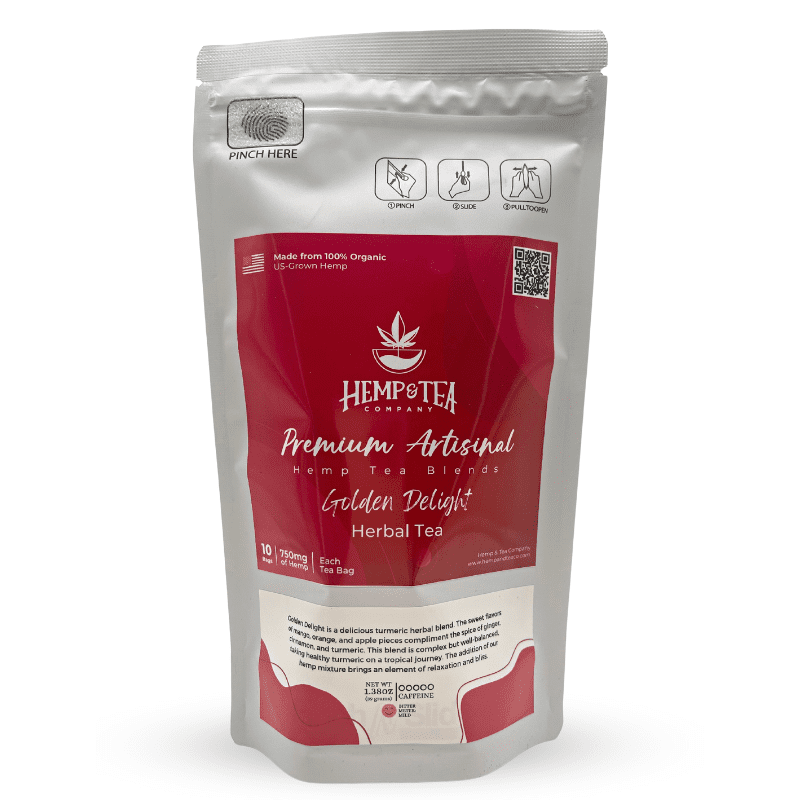Golden Delight Hemp Tea