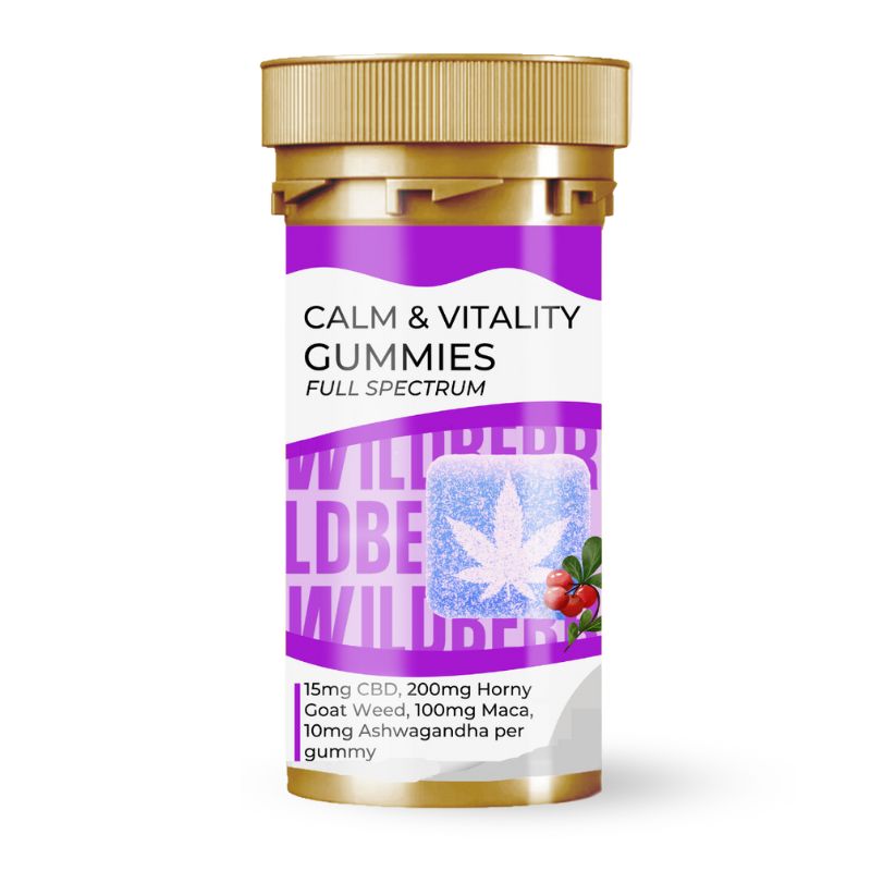 Calm and Vitality Gummies Wildberry